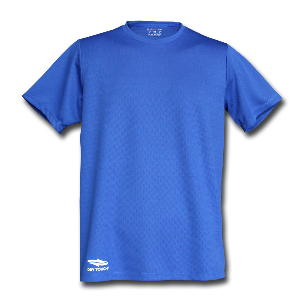 Men's Outdoor Polyester Tshirt Sax Blue